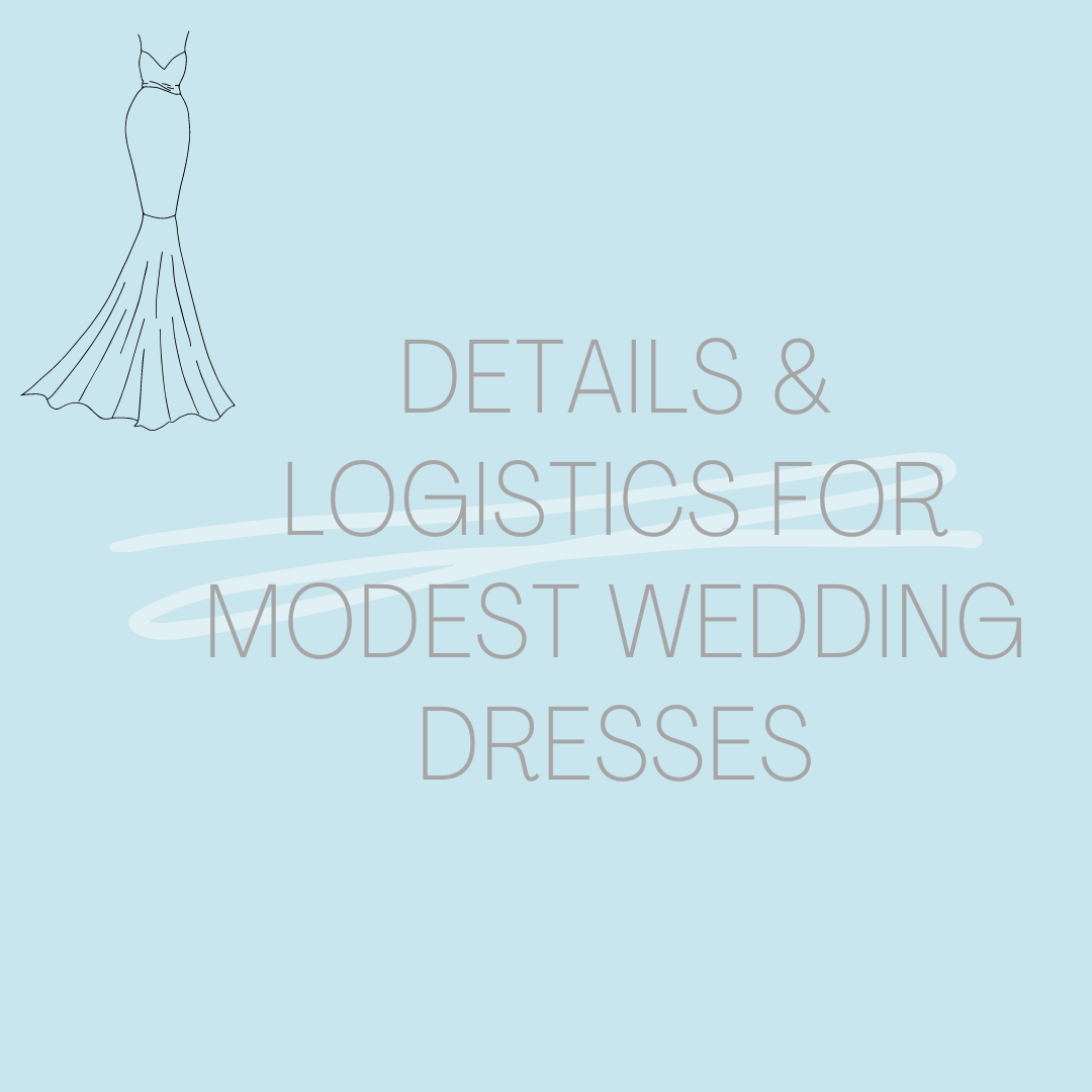 Details And Logistics When Shopping For Modest Wedding Dresses. Desktop Image