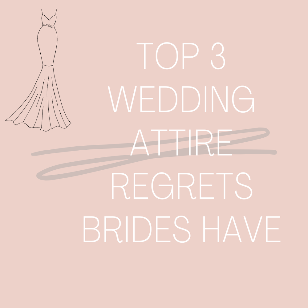 Top 3 Most Common Wedding Attire Regrets That Brides Have. Desktop Image