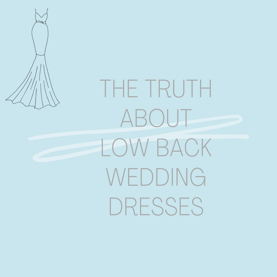 The Truth About Low Back Wedding Dresses Image
