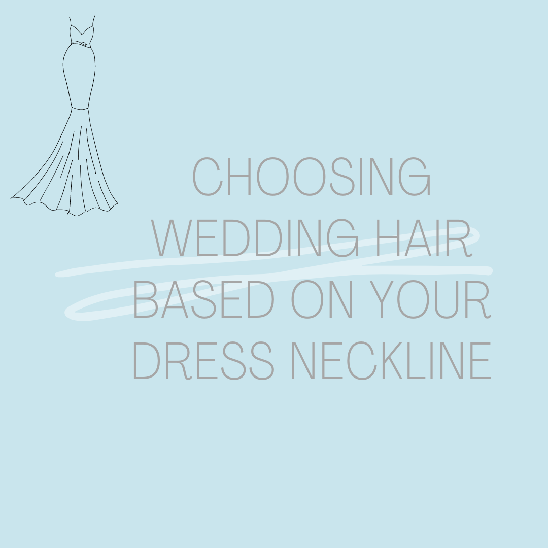 Choosing Wedding Day Hair Style Based on Bridal Dress Neckline. Mobile Image
