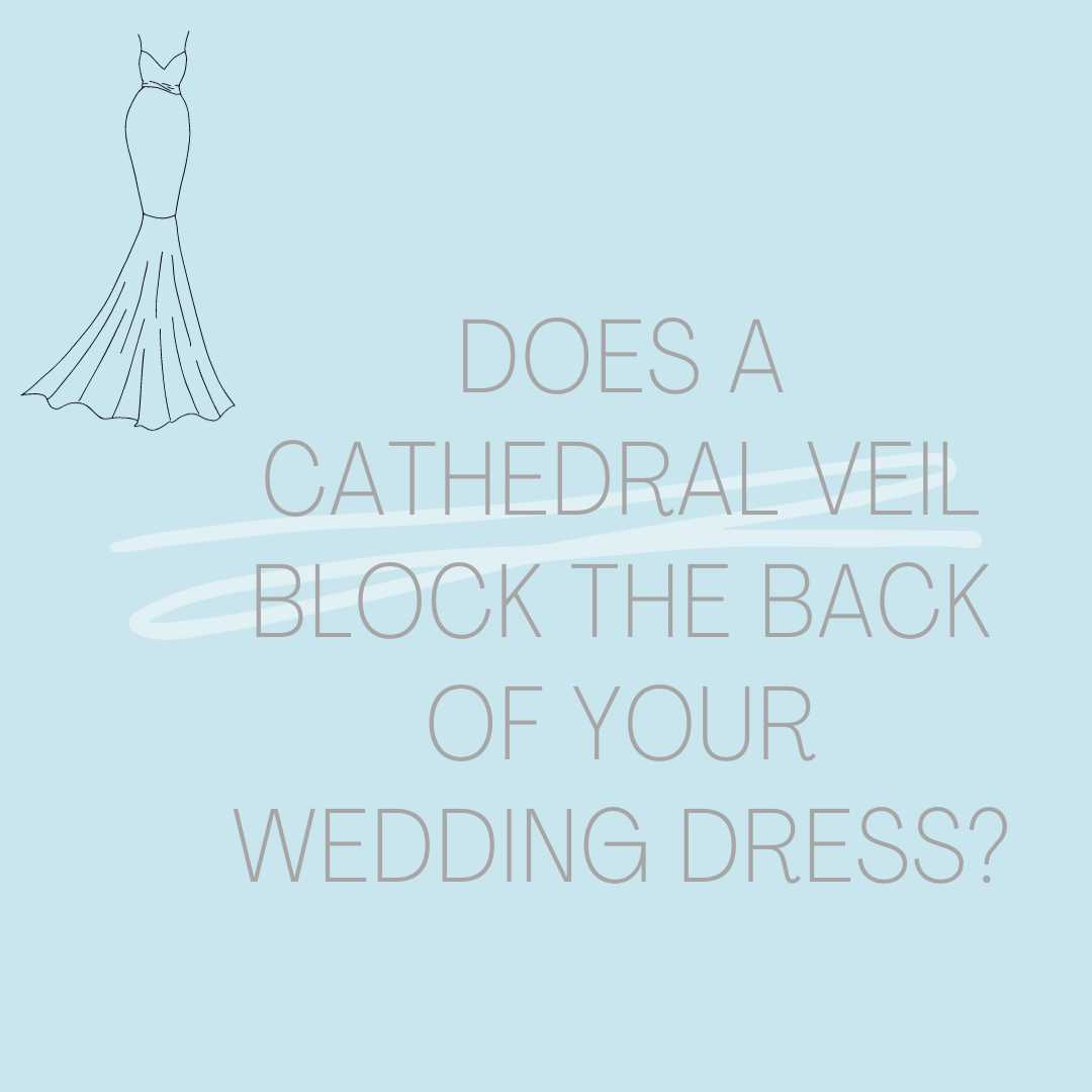 Does A Cathedral Veil Block The Back Of Your Wedding Dress?. Desktop Image