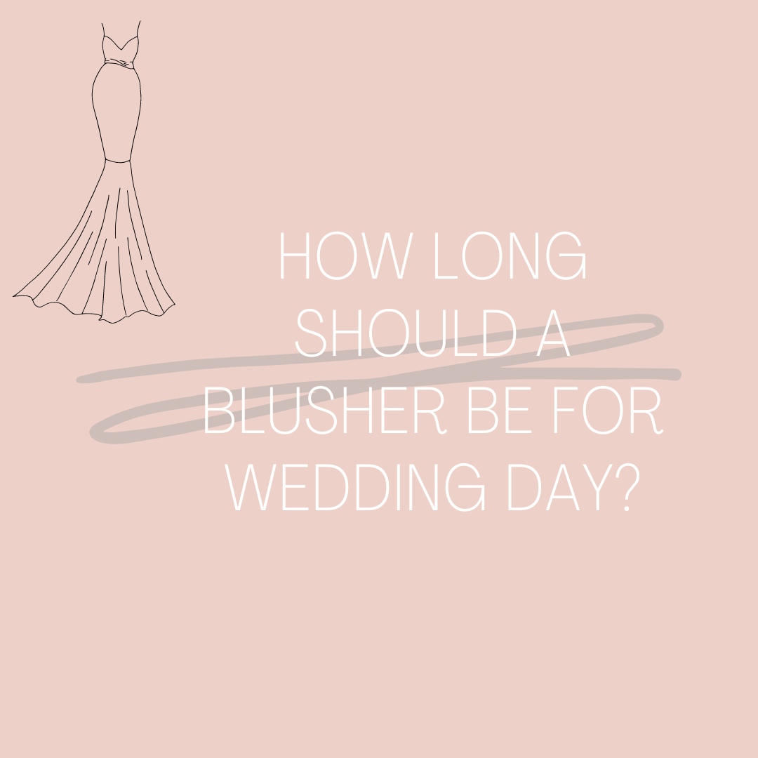 How Long Should A Blusher Veil Be For Wedding Day?. Mobile Image