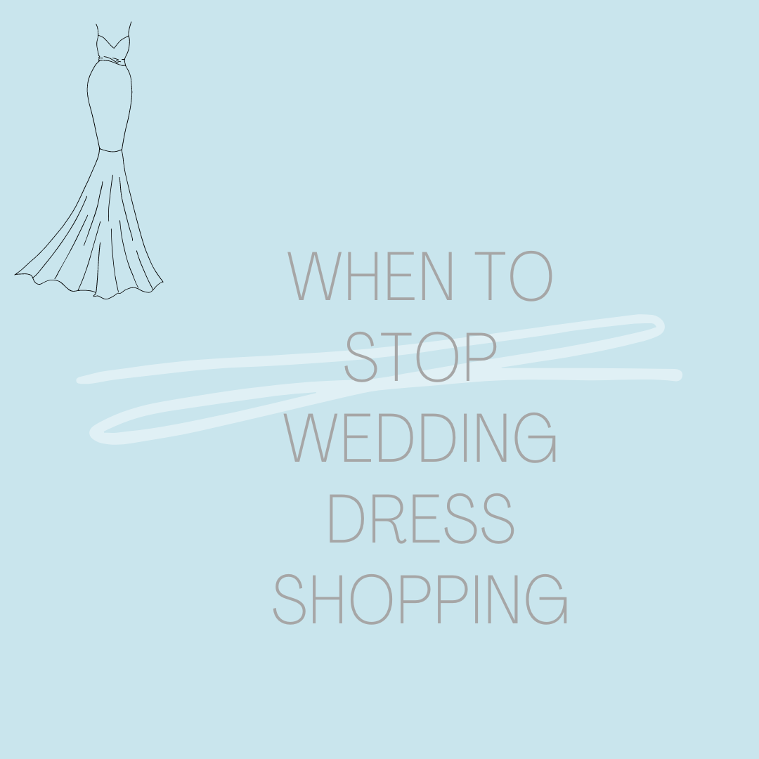 How To Know When To Stop Wedding Dress Shopping Image