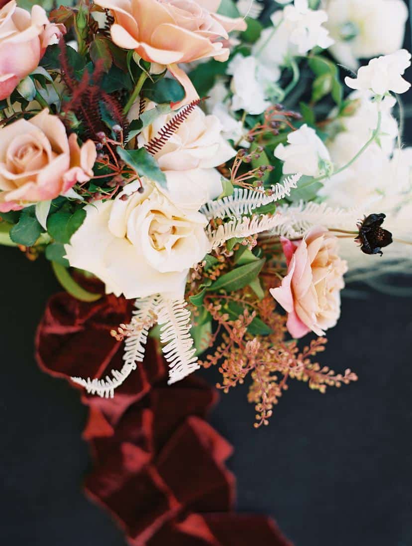 Lovella featured in Style My Pretty: Chic and Moody Wedding Inspo!. Desktop Image