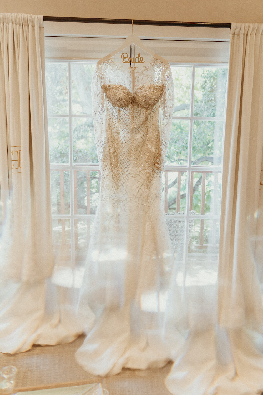 long sleeve lace wedding dress - Stephen Yearik from Lovella Bridal in LA